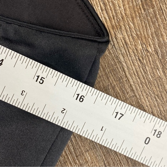 Alex Evenings Dress Women 12 Black Acetate Sleeveless Knee Length Formal Sheath - Picture 9 of 14